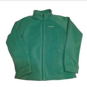 Columbia Fleece Seafoam Green Fleece Jacket